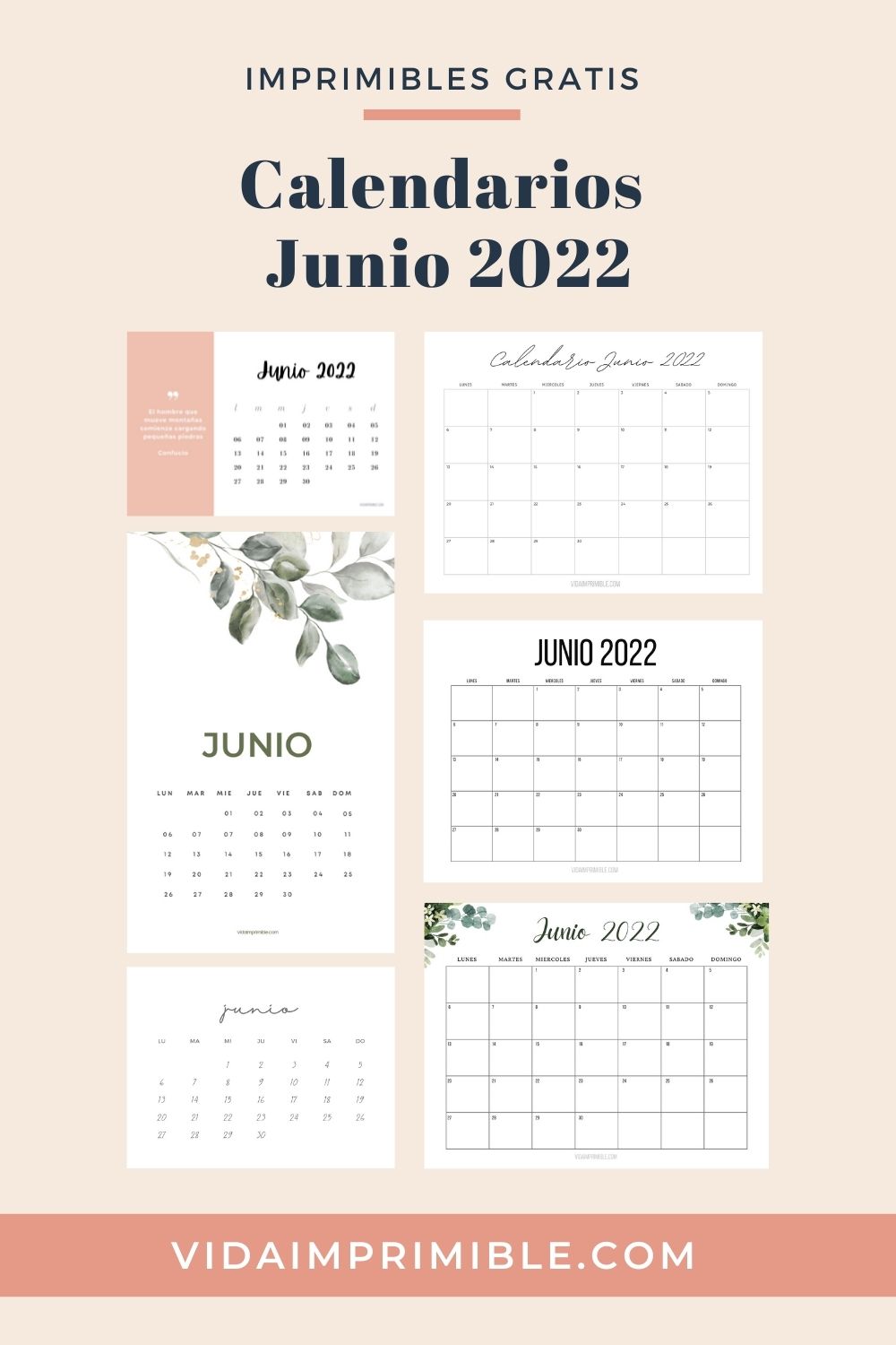 Calendarios De Junio 2022 Para Imprimir 9710