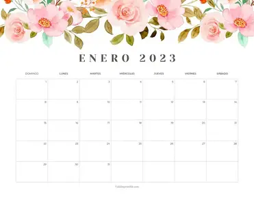 calendario 2023 febrero lindo